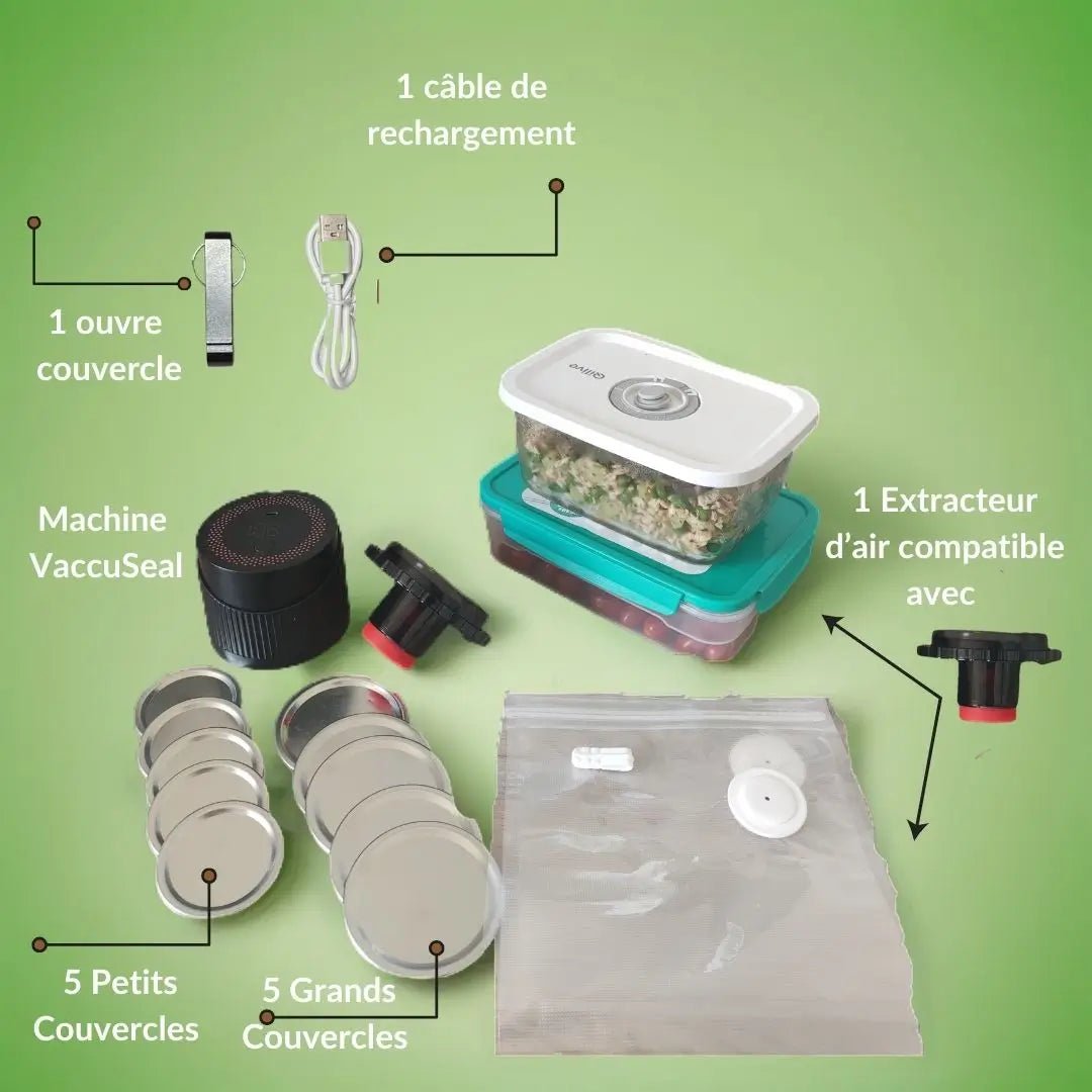 VaccuSeal: Kit de Scellage Sous Vide - Kuitchen